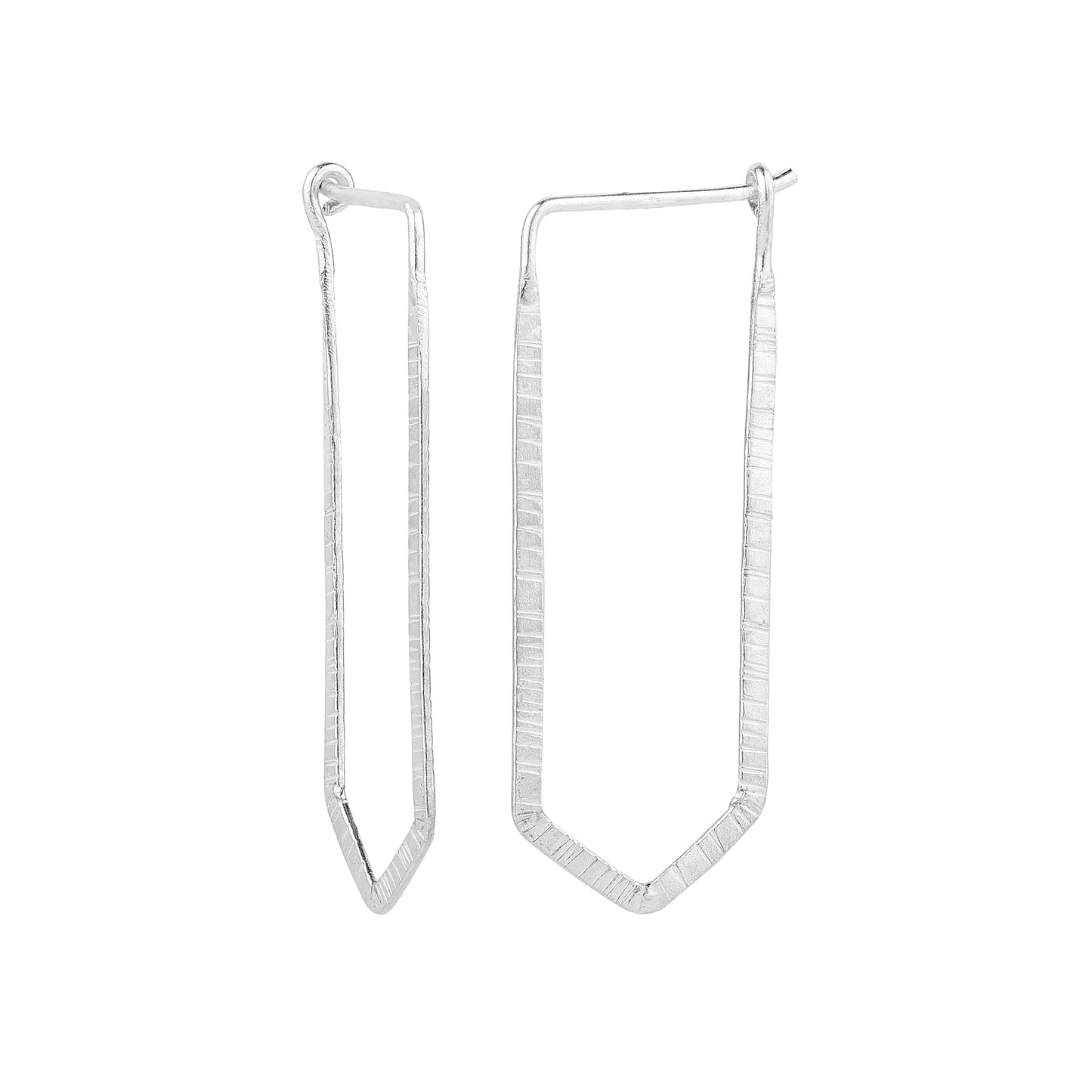 Sterling Silver Notched Rectangles