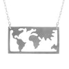 Window to the World Silver Necklace