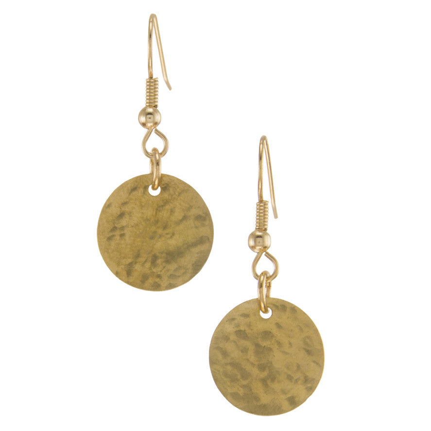 Luna Brass Earrings