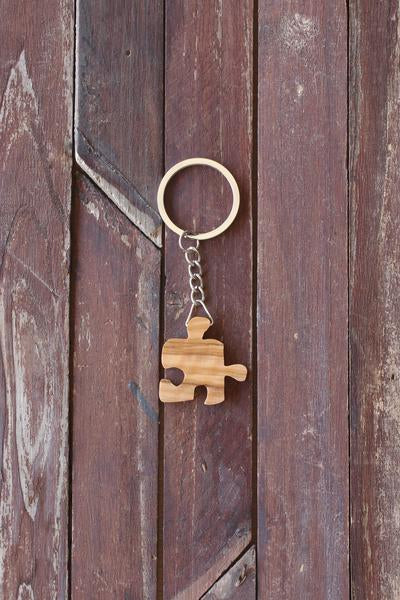 Puzzle Piece Keychain