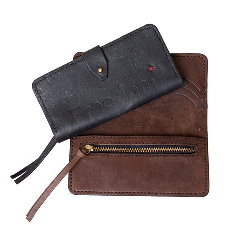 Freedom Leather Wallet in Black