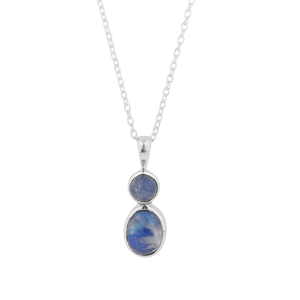 Enamel & Moonstone Necklace