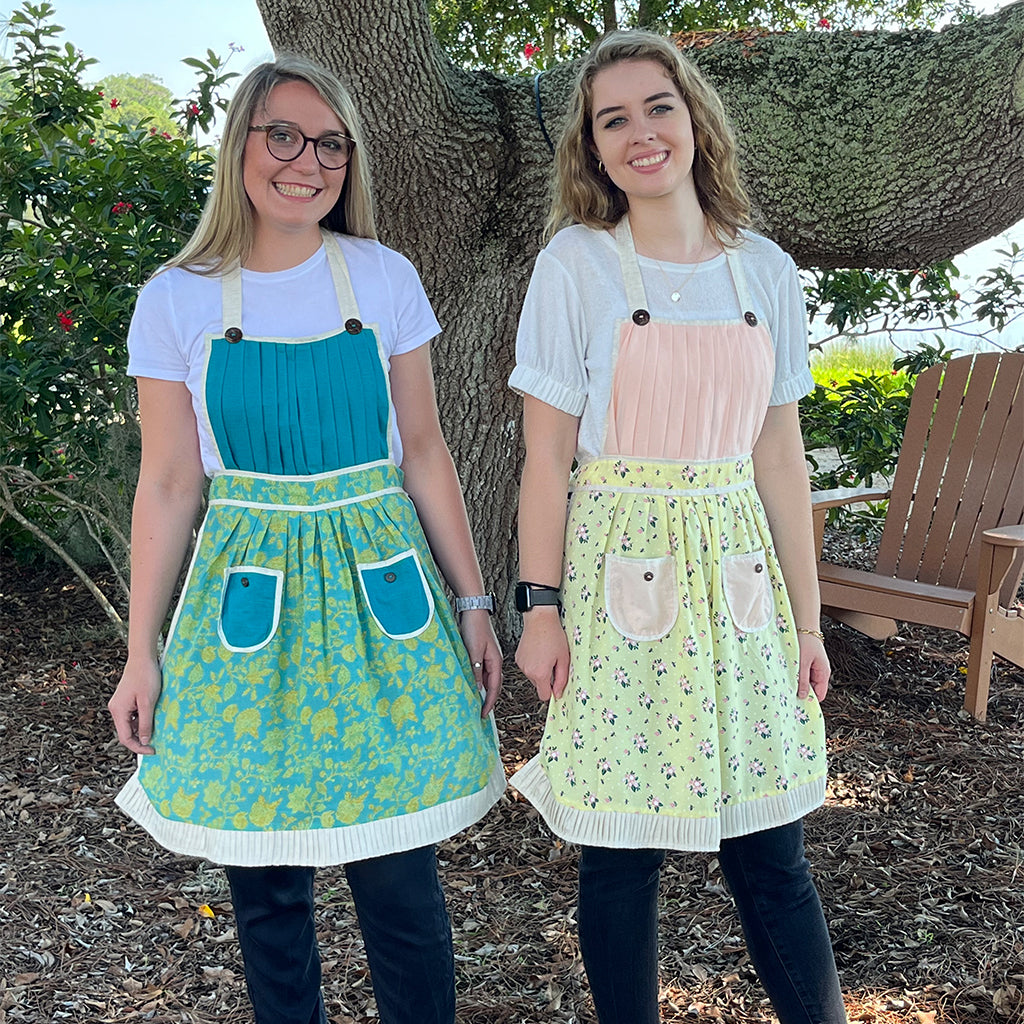 Teal Cotton Apron