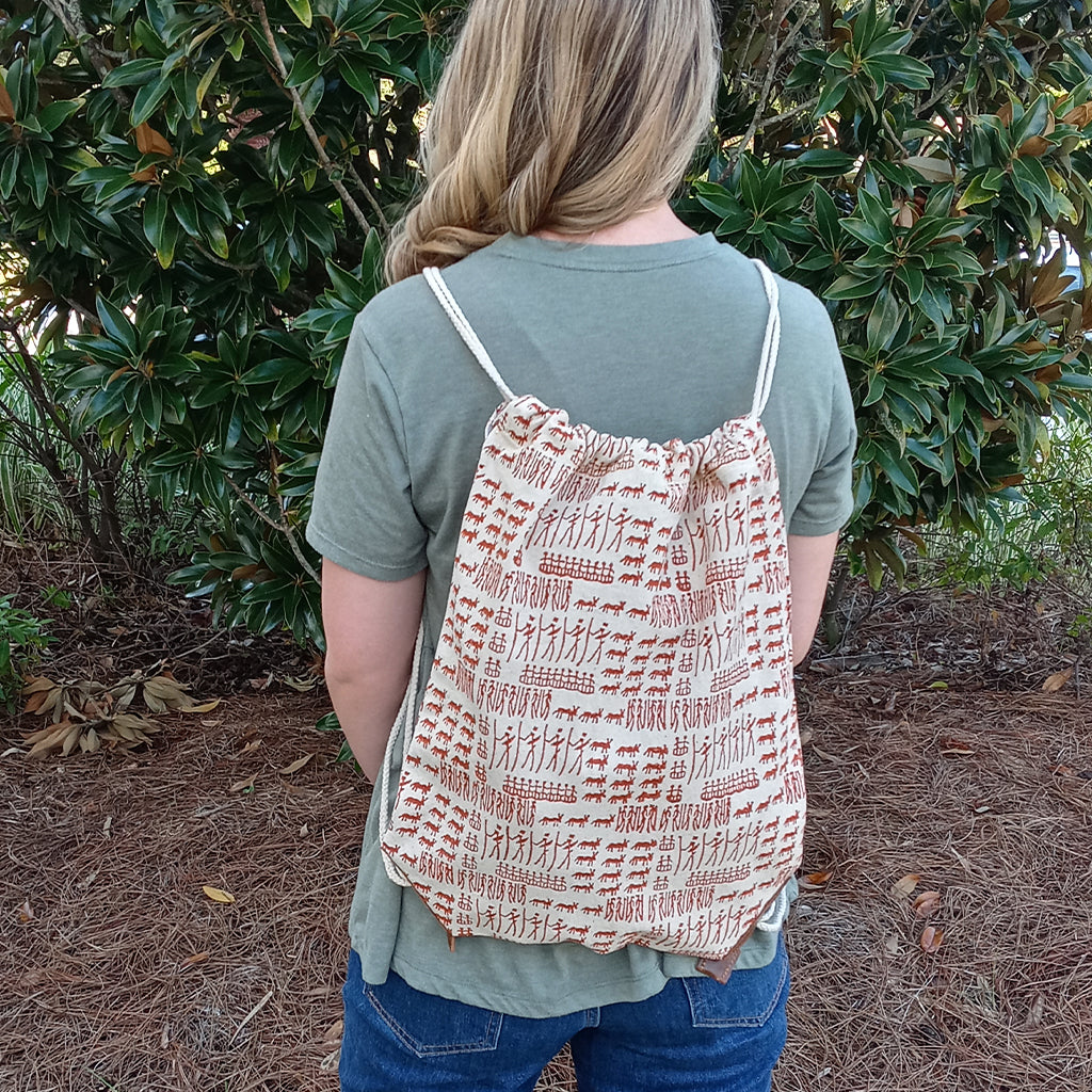 Village Drawstring Backpack