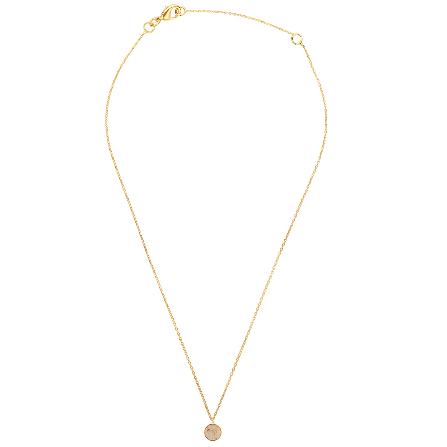 Golden Rutile Necklace