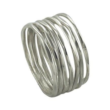 Thin Stacking Rings - Sterling Silver - Size 6.5