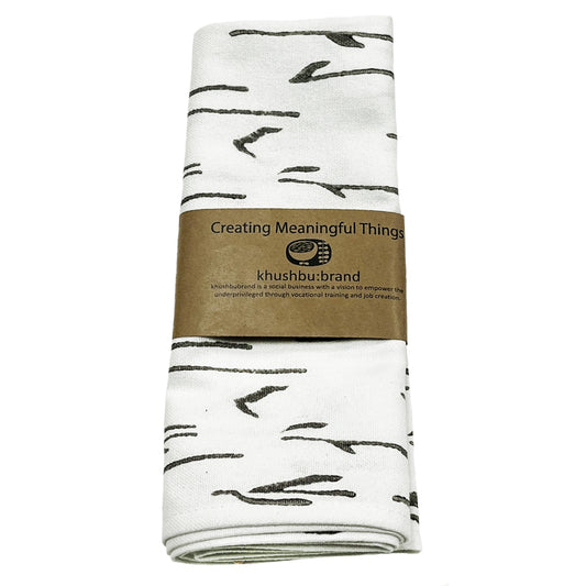 Grey Bamboo Tea Towel