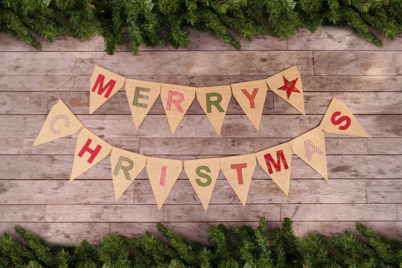 Merry Christmas Bunting