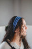 Blue Silk Hair Ribbon