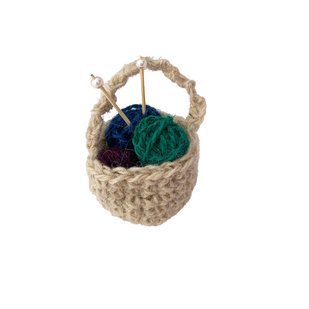 Yarn Basket Ornament