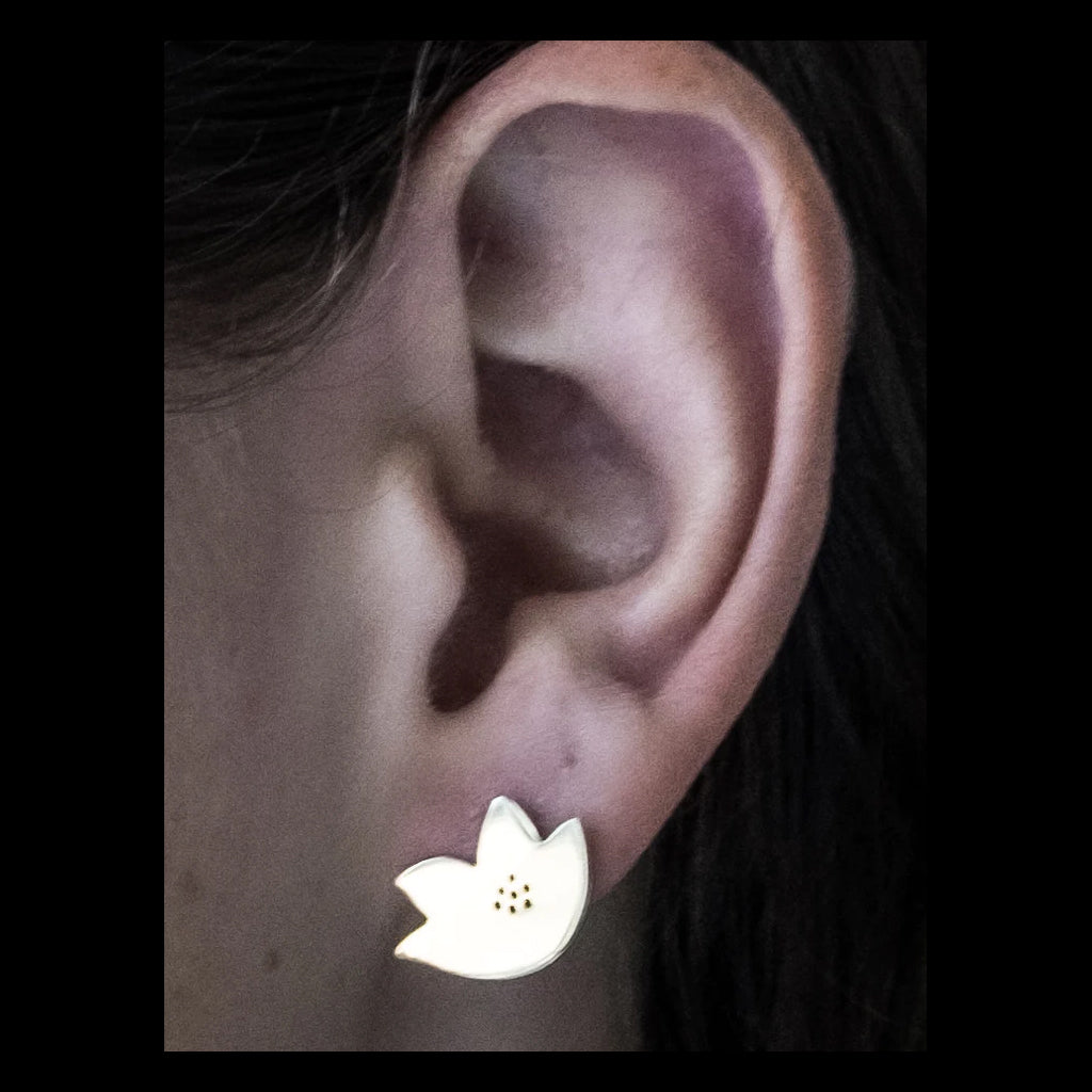 Lily Brass Earrings