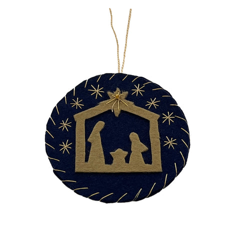 Nativity Stable Ornament