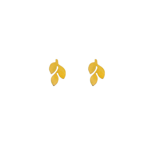 Olive Brass Earrings