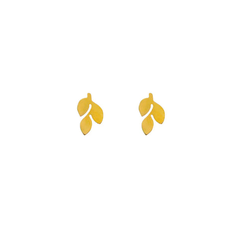 Olive Brass Earrings