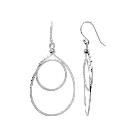 Double Loop Earrings - Sterling