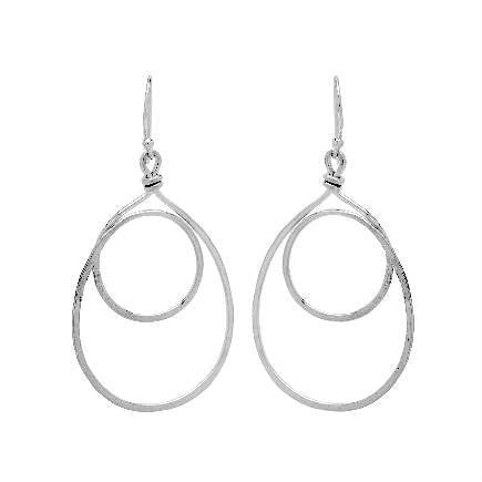 Double Loop Earrings - Sterling