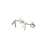 Pointing Up Earrings - Sterling