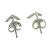 Pointing Up Earrings - Sterling