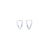 Arrowhead Triangle Earrings - Sterling