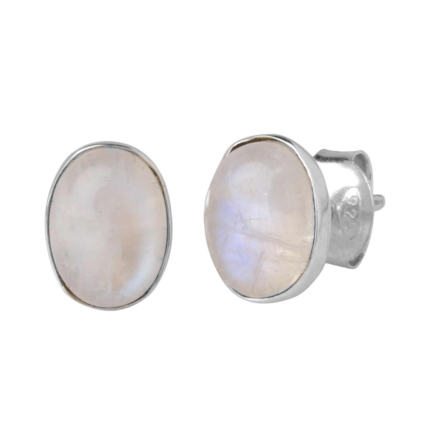 Moonstone Oval Earrings