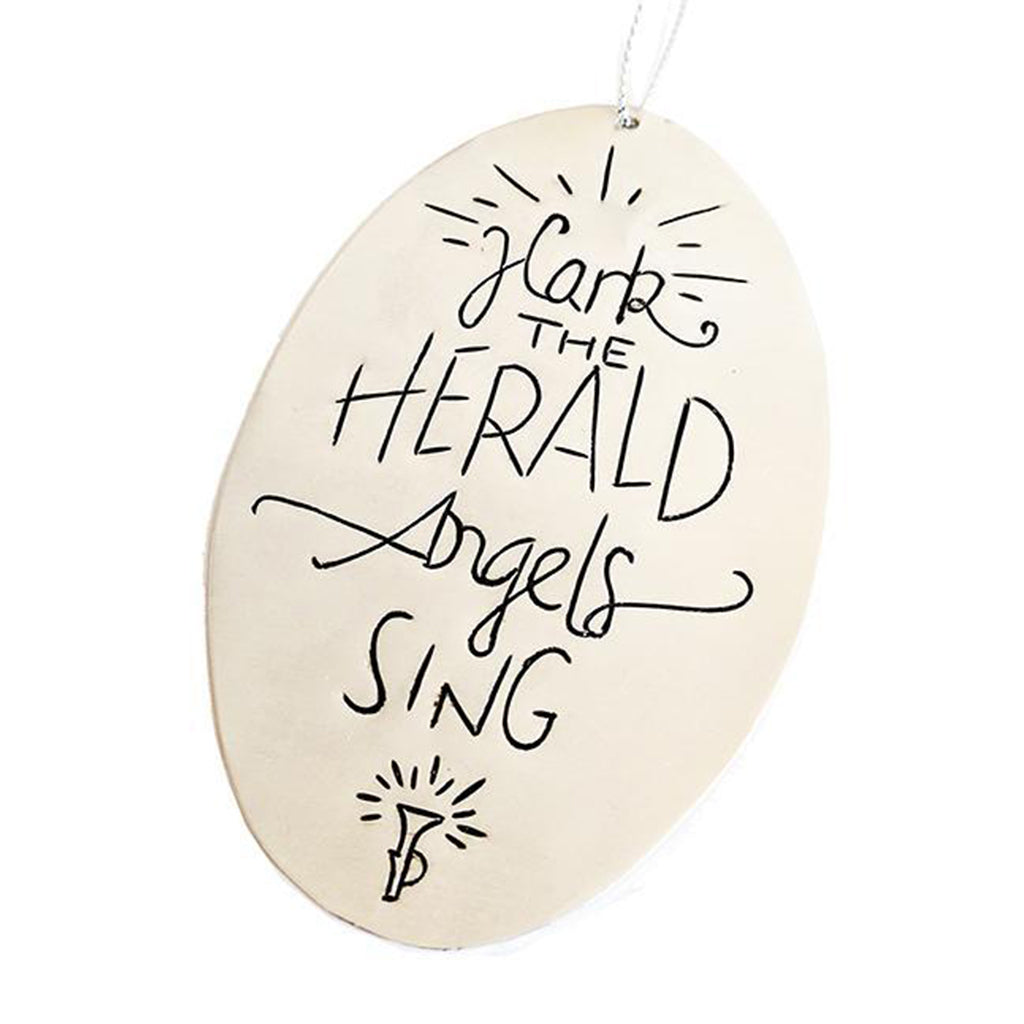Hark the Herald Tin Ornament